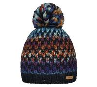 Barts Nicole Berretto con Pompon Donna - Beanie da Lavorato a Maglia Fodera Inverno Autunno/Inverno - Taglia Unica Blu