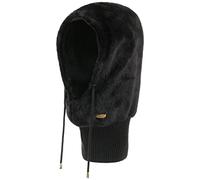Barts Sciarpa-Berretto Eliess Teddy Hood Beanie Invernale Taglia Unica - Nero