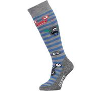 BARTS Skisock Monsters Kids - Bambino - Grigio / Blu - Taglia 27/30- modello 2025
