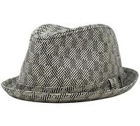 Barts - Tarragon Hat, Cappello da Uomo, Fantasia Rigata Bianco e Nero, L