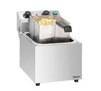 Bartscher 8L-EM1 - Fornello per pasta da tavolo elettrico con vassoio da 8 l, timer continuo, elemento riscaldante rimovibile, CNS 18/10, per catering