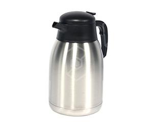 Bartscher Caraffa termica 2L per macchina da caffè Contessa 1002, Aurora 20 caraffa di ricambio in acciaio inox con 2 litri di volume per macchine da caffè Bartscher