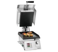 Bartscher Grill a contatto DT 2000 1G, piastre regolabili separatamente, superficie liscia, alloggiamento in acciaio inox, 230 V, per gastronomia