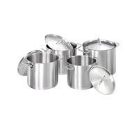 Bartscher Set 4 Pentole con coperchio CNS IND 73239300 Art. A130441