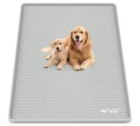 Bartuke Tappetino per toilette per cani, 117 x 81 cm, in silicone, riutilizzabile, tappetino per addestramento per cuccioli, antiscivolo, a prova di perdite, protezione per pavimenti interni