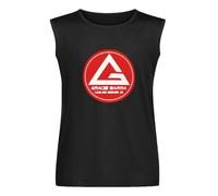 Baru Gracie Barra Carlos GR Brasil Jiu Jitsu Kaus Kompresi Pria Pendek Gi BJJ Rashguard Vest Tank T-Shirt Graphic Mens Black Top Unisex Sleeveless Tee XXL