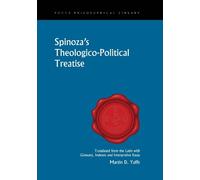 Baruch Spinoza Theologico-Political Treatise (Tascabile)