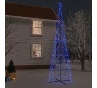 BARULUOAKLIFE Albero di Natale a Cono Blu 3000 LED 230x800 cm con Luci Zig-Zag e 8 Effetti Luminosi, Design Compatto per Interni ed Esterni, Facile Montaggio e Illuminazione Natalizia
