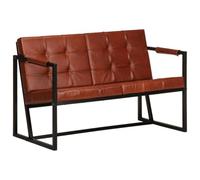 BARULUOAKLIFE Divano a 2 Posti in Vera Pelle di Capra Marrone con Struttura Stabile, Sofà Moderno per Soggiorno con Gambe in Acciaio e Imbottitura in Gommapiuma **Analisi della conformità