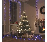 BARULUOAKLIFE Stringa Luci LED 15 Metri con 150 LED Blu, 8 Modalità Illuminazione per Decorazioni Natalizie e Feste, Effetti Dinamici e Cavo Prolunga 5 Metri per Interni ed Esterni