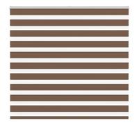 BARULUOAKLIFE Tenda a Rullo Zebra con Tessuto Larghezza 150,9 cm in Poliestere 100% per Controllo Luce e Privacy, Design Moderno a Doppio Strato con Montaggio a Parete o Finestra, Clip