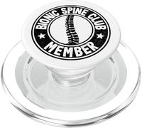Barzellette dei membri del Bionic Spine Club Divertente recupero di chirurgia alla schiena PopSockets PopGrip per MagSafe
