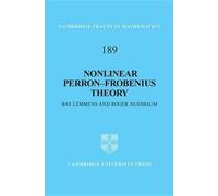 Bas Lemmens Roger Nussbaum Nonlinear Perron-Frobenius Theory (Copertina rigida)