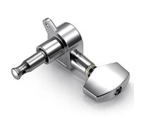 Basage 6 pezzi Silver Acoustic Guitar Machine Heads Pomelli Chitarra Stringa Tuner Tuner (3 per Sinistra + 3 per )