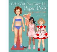 Basak Tinli Color, Cut, Play Dress Up Paper Dolls, Vintage and Cute (Tascabile)