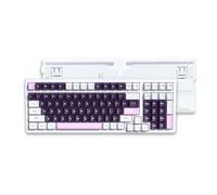 Basaltech Tastiera meccanica da gioco, 99 tasti, interruttori lineari marroni sostituibili a caldo, con tastierino numerico, retroilluminata RGB, tastiera per computer portatile e PC