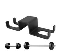 Basamento per barra - Rack di montaggio verticale con manubri | Rack di stoccaggio per manubri robusti | Supporto per barche a parete | Muro Mount Barbell SPACE SAPERE SAPORE BAR BARS PER IL GARAGE