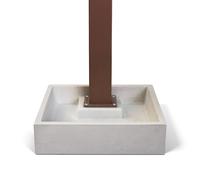Basamento per Fontana 40x40x10 cm in Calcestruzzo Plinto XL Grigio