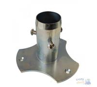 BASAMENTO ZINCATO DIAMETRO MM 42 con viti 080383 080384 080387