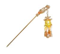 Baschi per capelli per panini | Hairpins a bacchette luminose - con una nappe lanterna luminosa, forcine di bacchette antichi in stile per capelli.