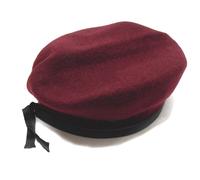 Basco amaranto Protezione Civile in panno modello Boina spagnolo 90095399