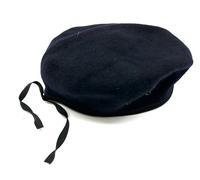 Basco blu notte Polizia Municipale in panno modello Boina spagnolo