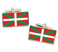 Basco Paese (Spagna) Bandiera Gemelli IN Cromata Scatola Regalo