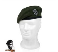 BASCO PARACADUTISTI COL MOSCHIN NUOVO MODELLO CON FREGIO ITALIANO ORIGINALE
