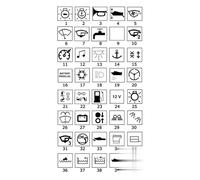 Bascula Contura V luci quadro - 1 PZ - 14.194.11 - 1419411