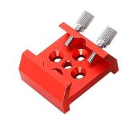 Base a coda di rondine per cercatore telescopico, sostituisce la piastra a coda di rondine resistente, colore rosso, 44 x 40 mm
