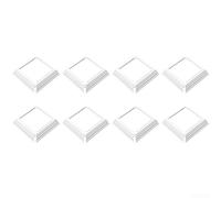 Base a colonna in vinile regolabile 4 pezzi per pali del ponte (8 pezzi) | Materiale PVC di qualità, resistente alle intemperie, previene l'ingiallimento, protegge le basi della colonna dall'umidità