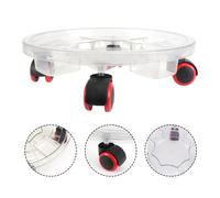 Base a fiore rotondo trasparente 1 pc basta fiore rimovibile per casa