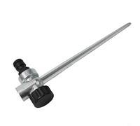 Base a picco per irrigatore da prato, in lega di zinco, da 30,5 cm, con flusso d'acqua tramite sistema compatibile con irrigatori standard statunitensi e connessioni per tubi da 3/4 di pollice