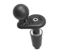Ram Mount Fork Stem, supporto a sfera male Nero