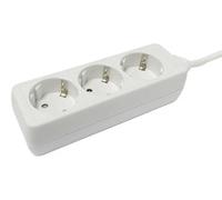 Base a spina tripla con cavo da 3 m, design economico, ideale per estendere punti di connessione a casa o in ufficio.