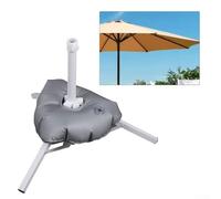 Base a treppiede affidabile per ombrellone da spiaggia con stabilità all'acqua, per ombrellone da spiaggia all'aperto con base quadrata riempita d'acqua, per 25 pali da 35 mm (calibro 3,5 cm)