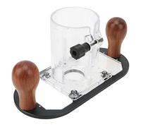 Base a Tuffo per Router Portatile, Base a Tuffo per Trimmer con Trattamento di Annerimento con Bloccaggio Circolare per Fresatura
