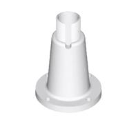 Base a tuga in nylon Nautico Antenna Antenne Bianco Supporto Barca Imbarcazioni