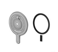 Base adattatore a cambio rapido per Insta360 Flow 2 Pro, supporto magnetico in lega di alluminio, piastra di montaggio in metallo compatta per smartphone Gimbal Stabilizzatore, argento