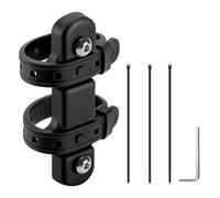 Base Adattatore per Portaborraccia Bici Universale con Cinghie Antiscivolo, Staffa di Montaggio Senza Fori per Portaborraccia Mtb, Adattatore Portaborraccia mtb Senza Viti