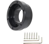 Base adattatore per volante da corsa in alluminio da 70 mm, compatibile con Logitech G29/G920/G923 Sim Steering, supporto leggero per configurazione di gioco personalizzata (nero)