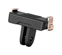 Base adattatore versatile per action camera che aumenta la flessibilità creativa attraverso la commutazione rapida dell'attrezzatura con angoli regolabili