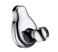 Base adesiva, non richiede trapano, supporto per soffione doccia, resistente all'erosione, per una facile installazione su supporto da parete liscio