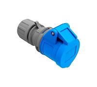 Base aerea cetac, base aerea per connessioni 2p+T 16A, base aerea cetac ip44, blu, 250 V