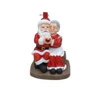 Base Albero di Natale Forma di Babbo e Mamma Natale Supporto Decorativo Natale