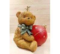 Base Albero Natalizia Con Orsetto E Palla Natalizia 42x33xh44cm Universale