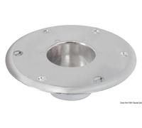 Base alluminio da pavimento per tavolo barca gommone tavolino