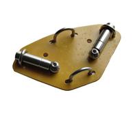 Base antenna a V per antenna positiva a onde corte con filettatura treppiede da 1/4" e 3/8", compatibile con frequenza radio 14-50 MHz