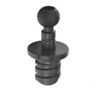 Base appendiabiti singola resistente da 2,5 cm, compatibile con kayak, dotata di fori per viti RAM per il montaggio di più accessori