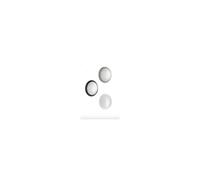 BASE APPLIQUE O PLAFONIERA DA ESTERNI IP65 NERO BIANCO ARGENTO FORMA ROTONDA ECONOMICA DI ONDALUCE